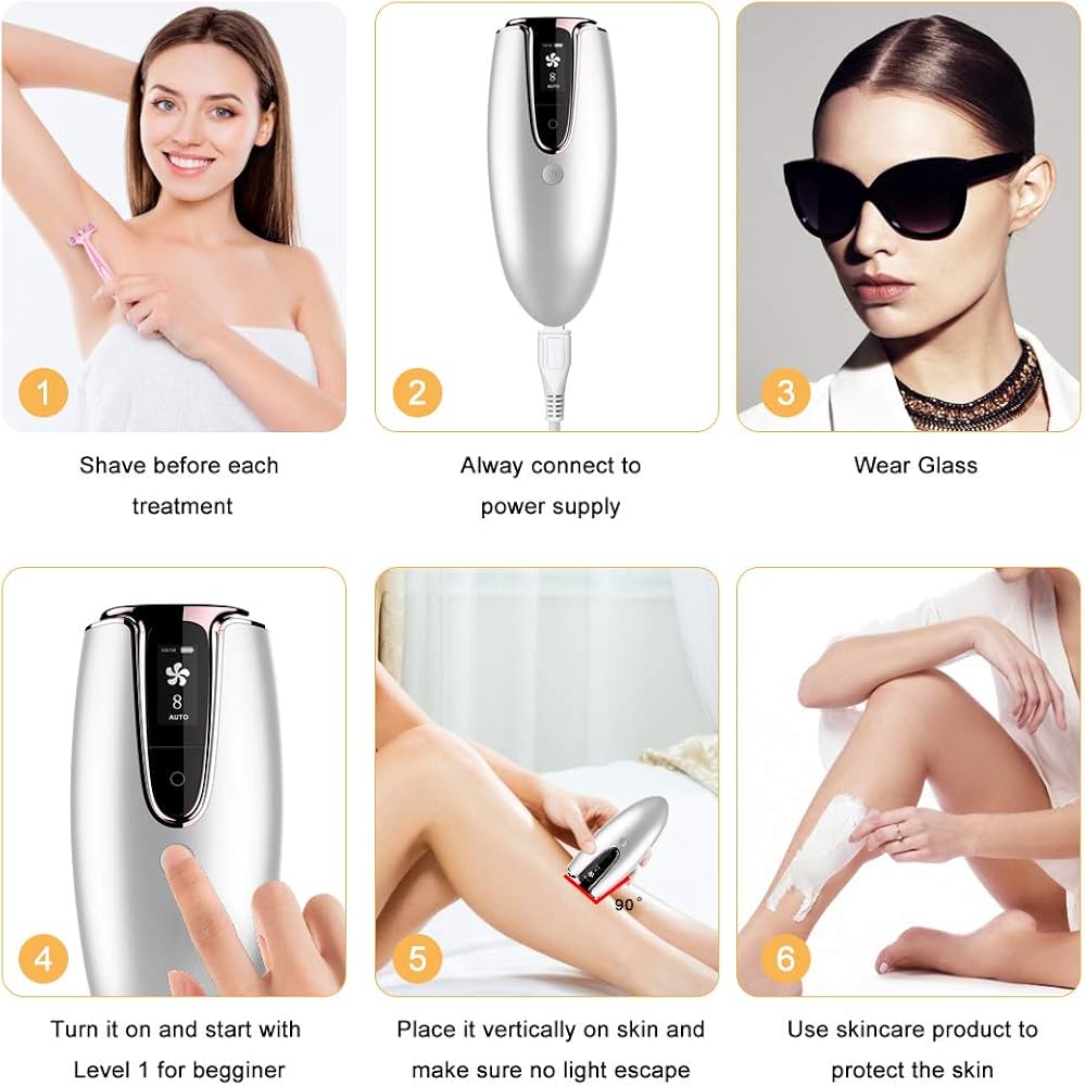 Épilateur à Lumière Pulsée Premium – L’Épilation Professionnelle