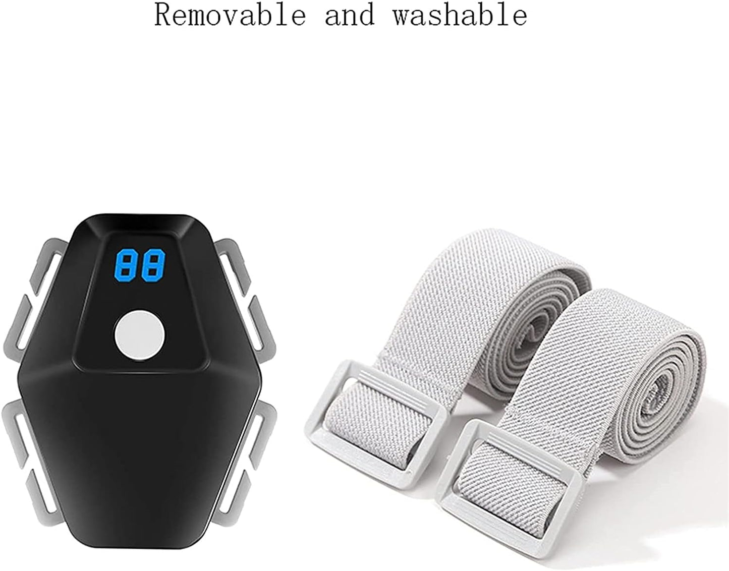 Correcteur de Posture Intelligent à Écran LCD : Soutien Dorsal, Détection des Vibrations, Ajustable, Unisexe